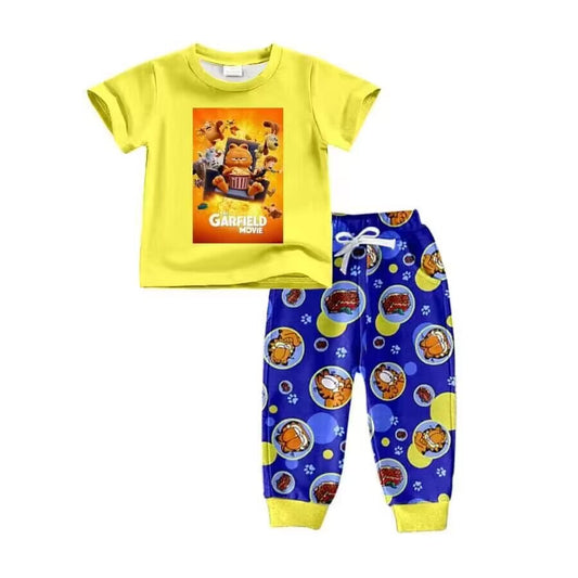 Deadline May 27 Yellow short sleeves top pants boys clothes