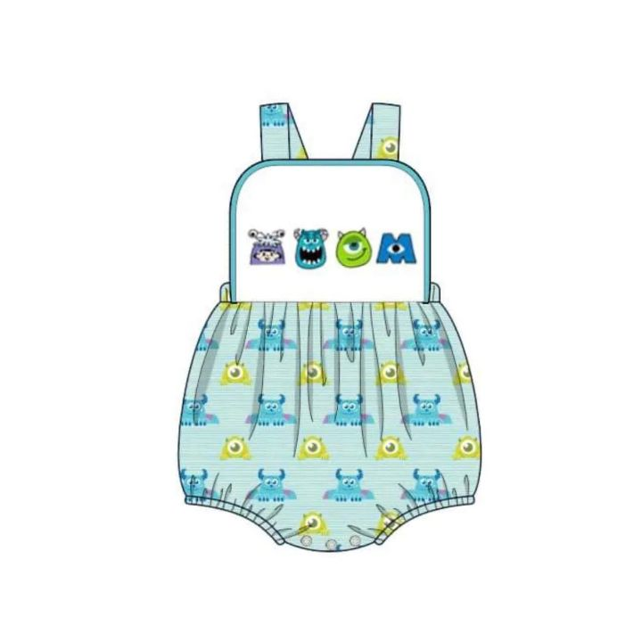 Deadline Feb 18 straps monster baby kids romper