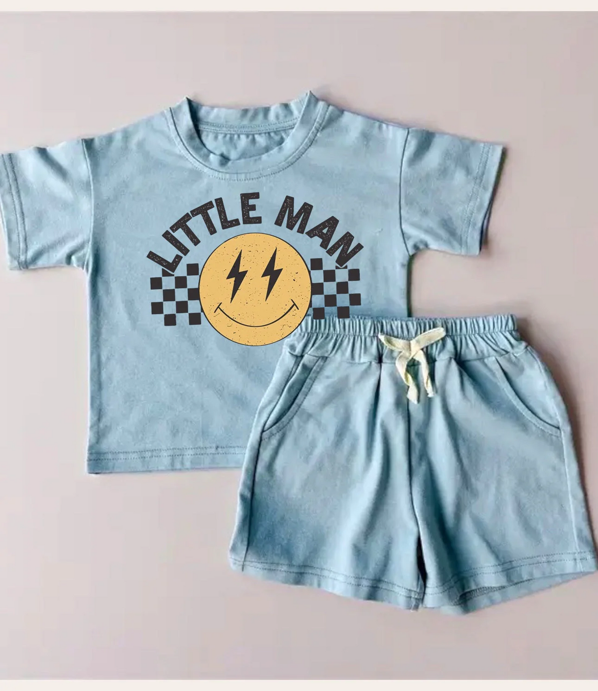 Deadline Feb 18 little man smile top shorts boys clothes
