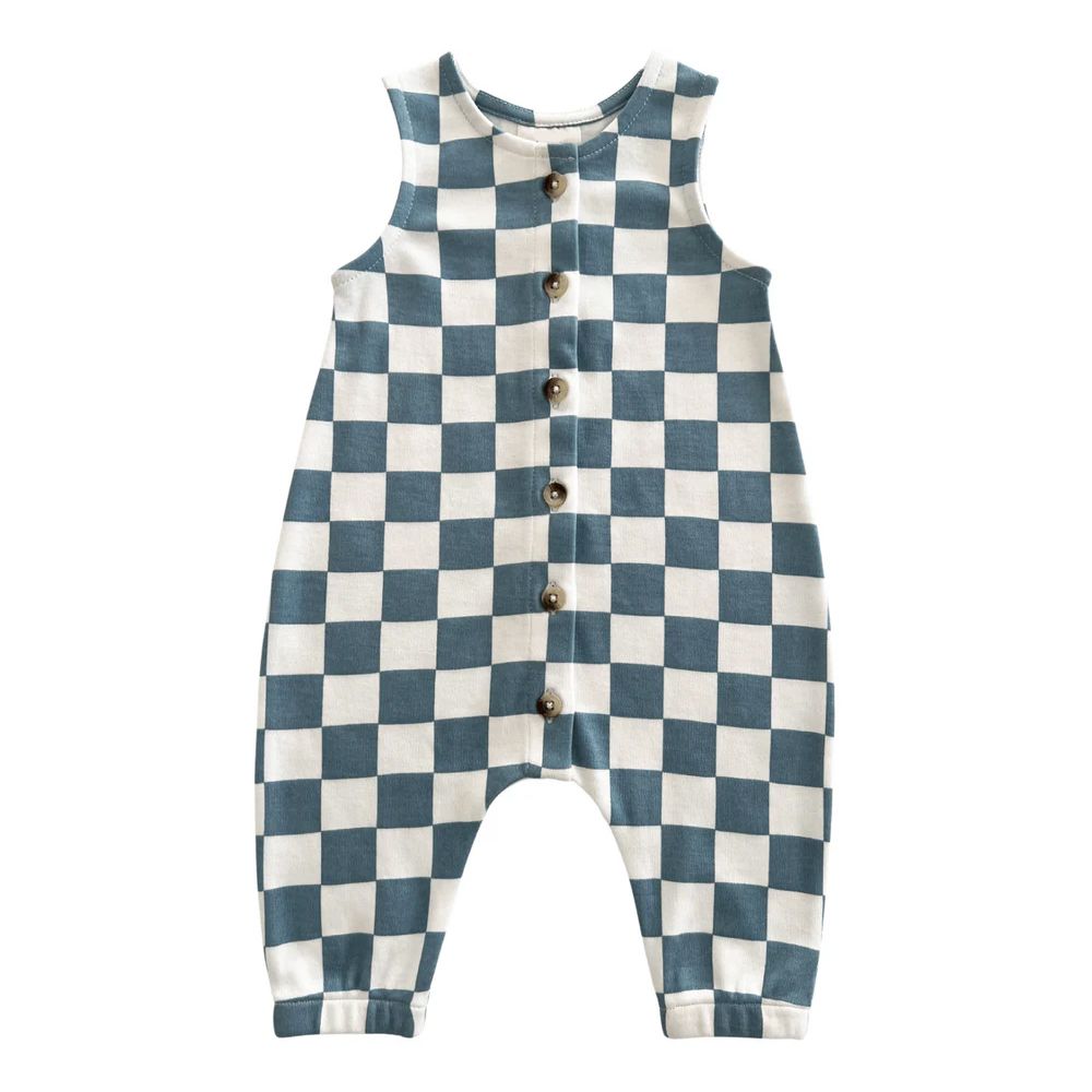 Deadline Feb 20 sleeveless plaid button down baby boy romper