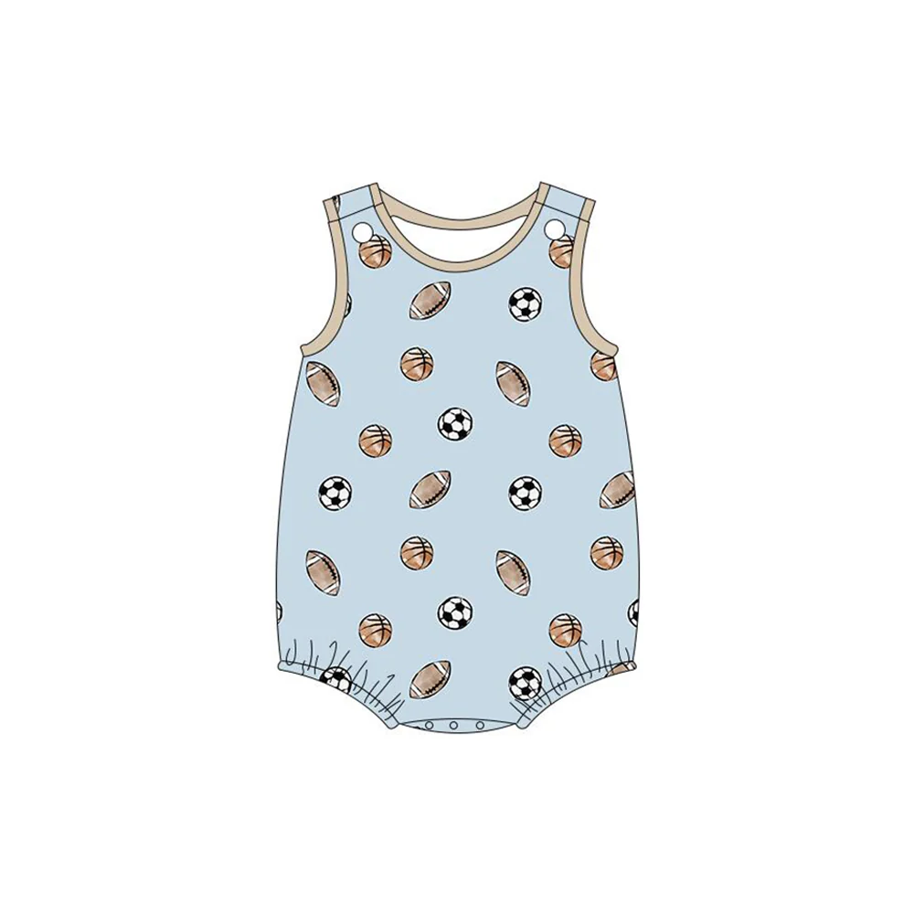 Deadline Feb 20 sleeveless football soccer basketball baby boy romper