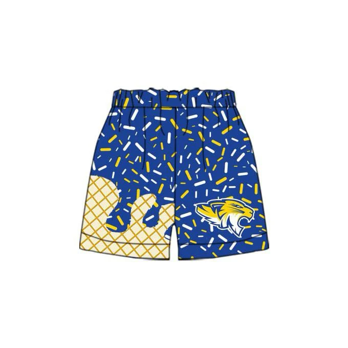 Deadline Feb 21 blue yellow sprinkle kids boys team shorts
