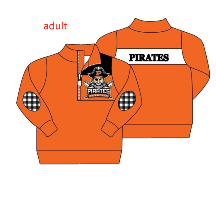 Deadline Feb 28 orange plaid adult pullover
