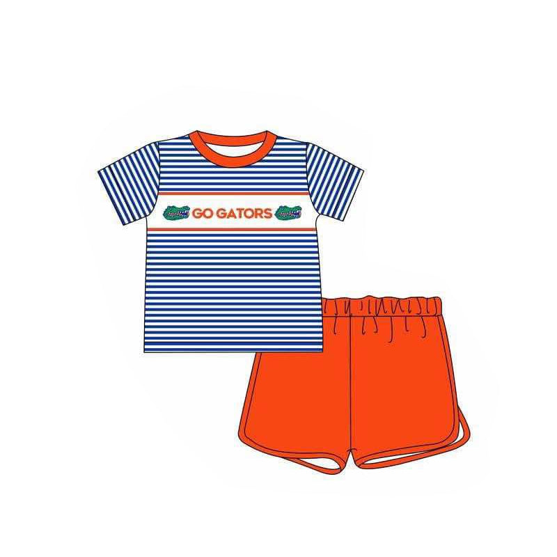 Deadline March 16 blue short sleeves crocodile boys team clothes