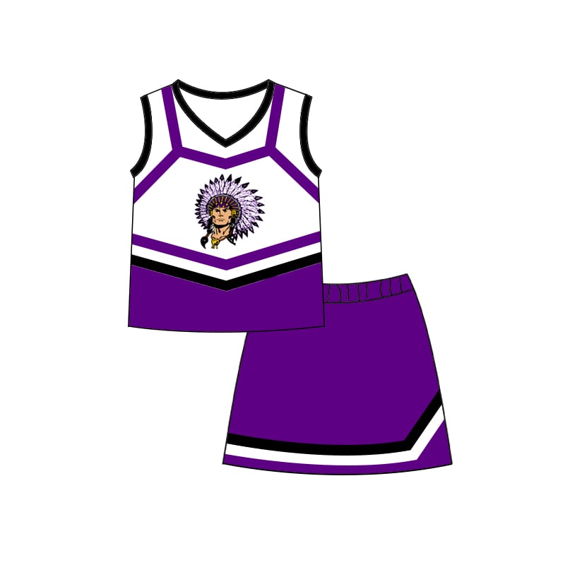 Deadline July 15 2025 sleeveless top purple skirt girls team clothes