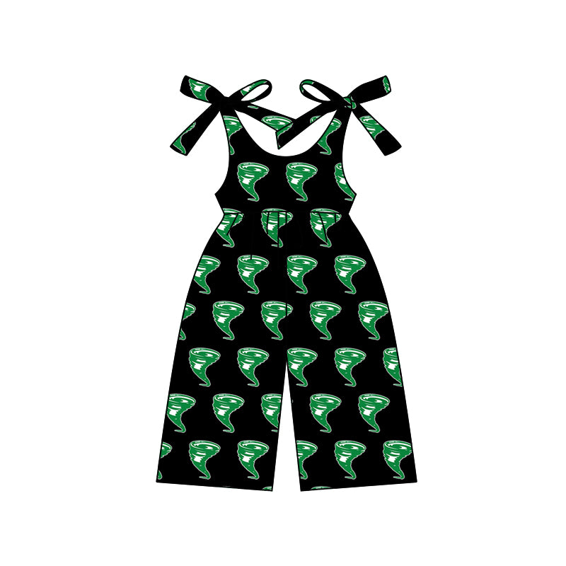 MOQ 3 straps green Whirlwinds kids girls team jumpsuit