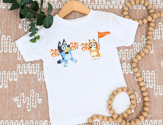 MOQ 3 pcs short sleeves dog T kids girls team shirt