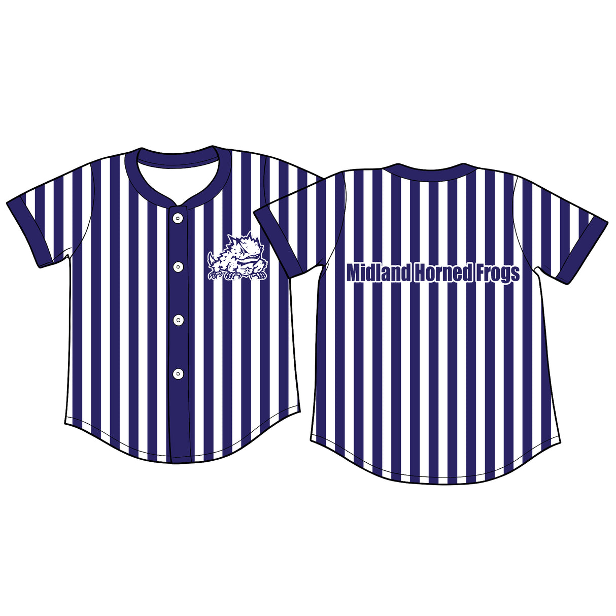 MOQ 5 pcs short sleeves frog stripe boy team button down shirt