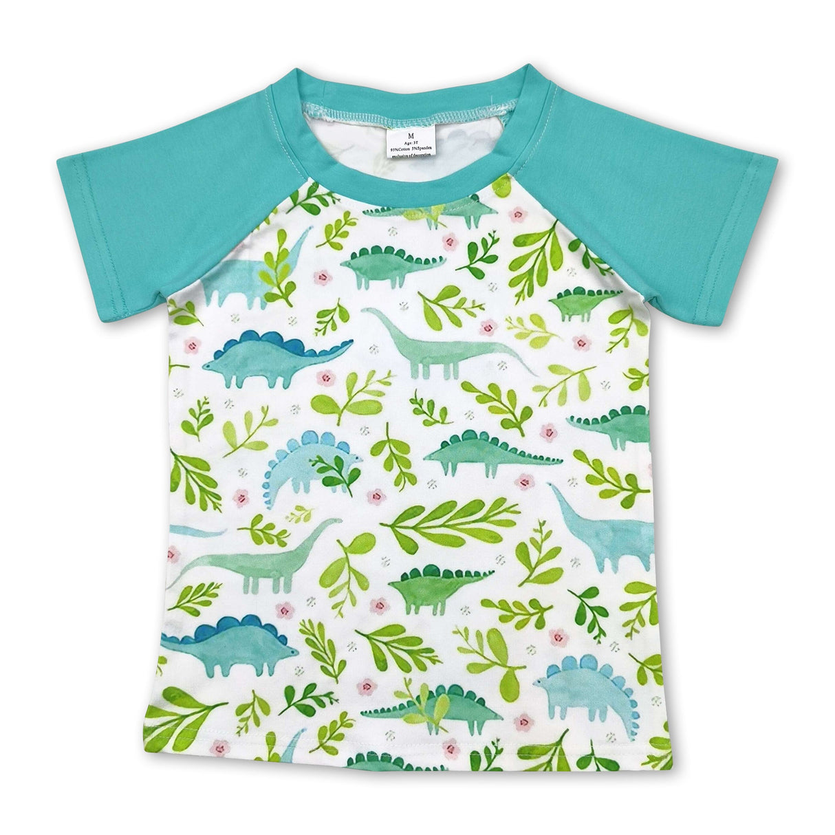 Short sleeves dinosaur kids boys summer taglan
