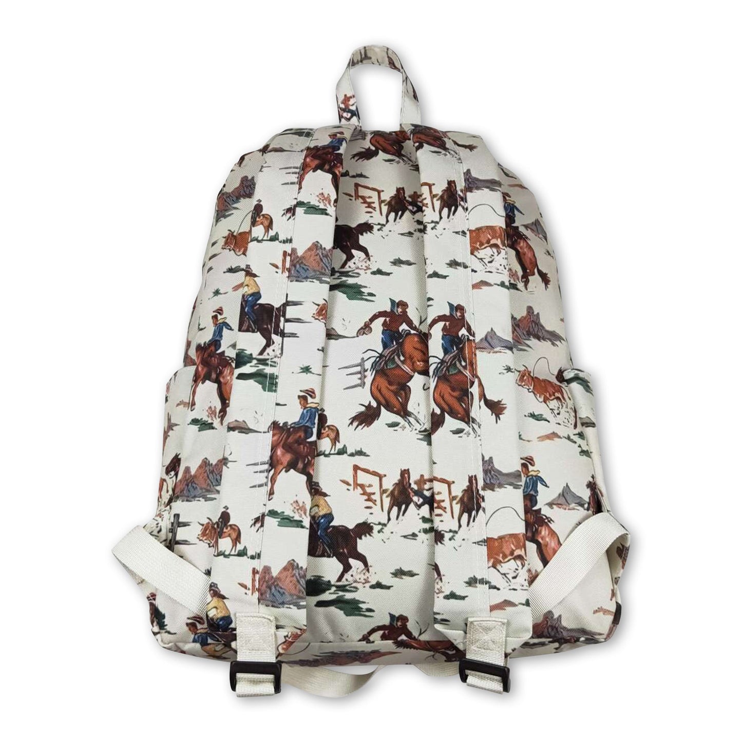 Horse rodeo kids western back to school backpack