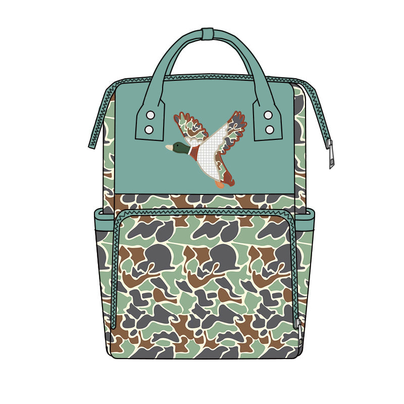 Duck camo hunting baby mommy diaper backpack