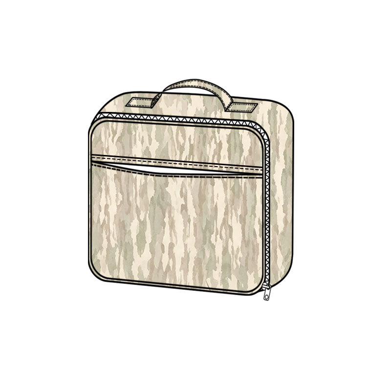 Light camo hunting children kids lunch box bag