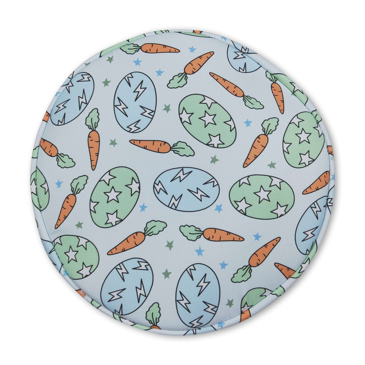Egg carrot rabbit embroidery kids Easter basket