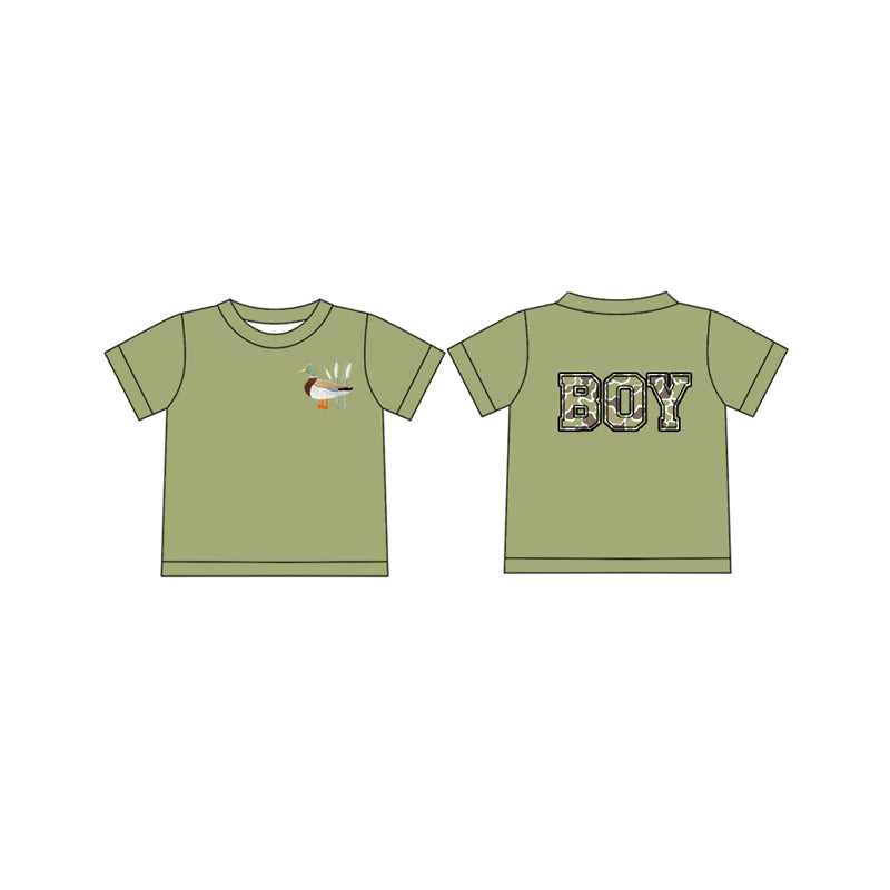 Short sleeves duck camo boy baby kids top