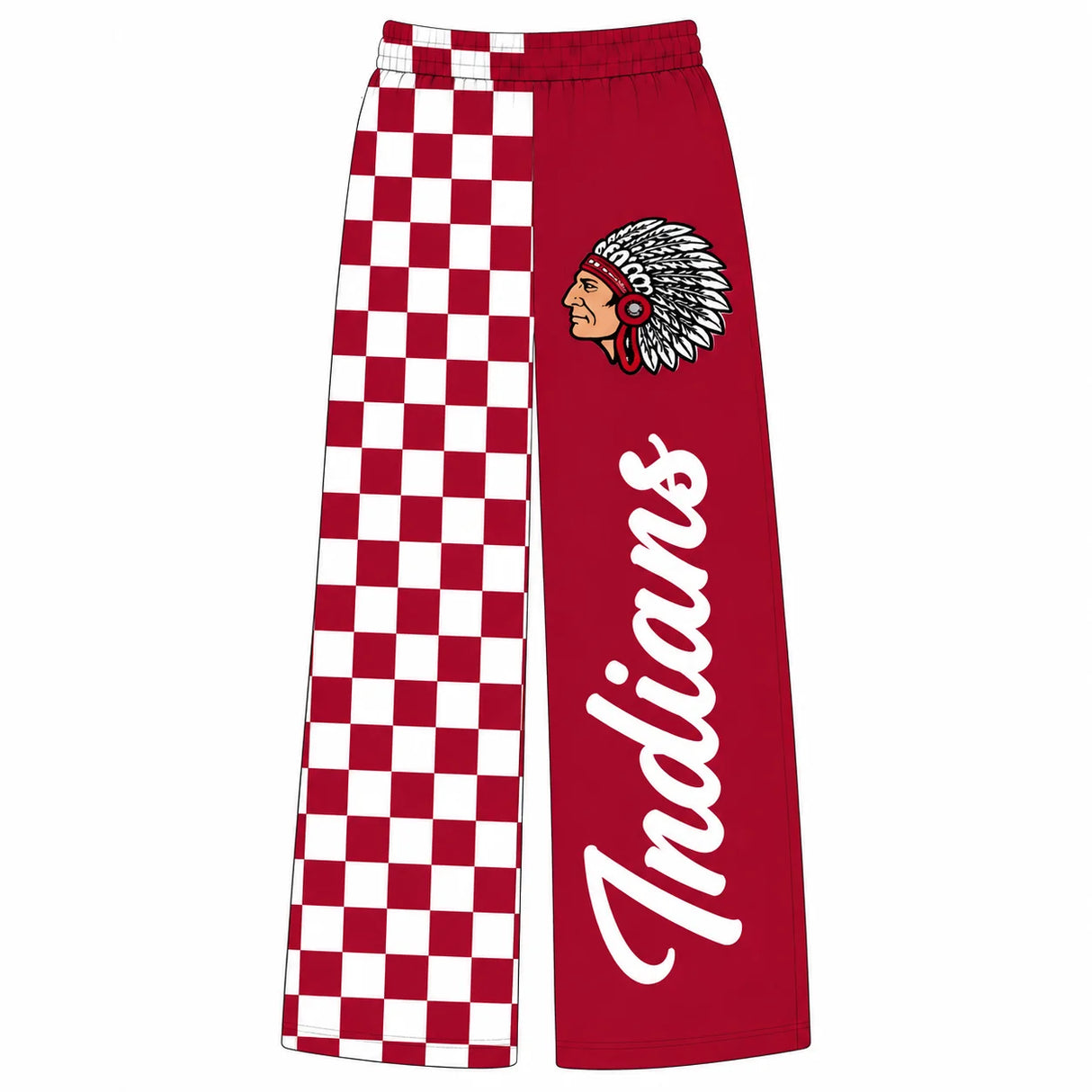 MOQ 5 pcs plaid feather kids girls team pants