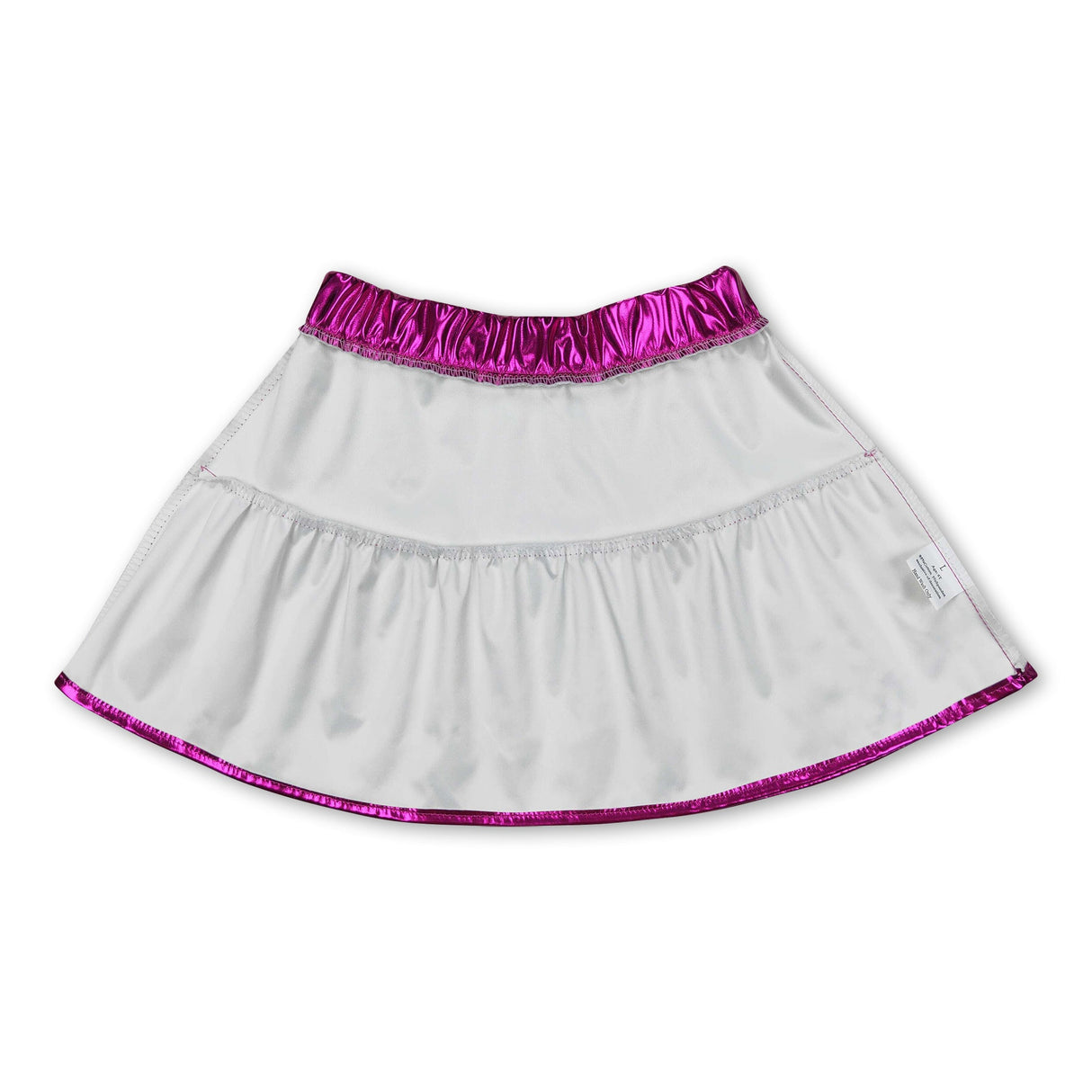 Purple color patchwork kids girls summer skirt
