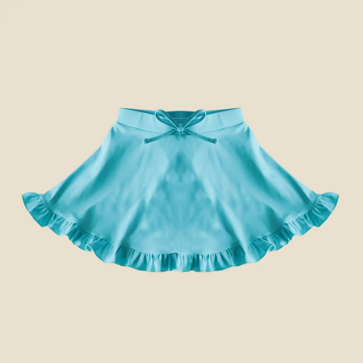 Aqua ruffle kids girls summer activewear skorts