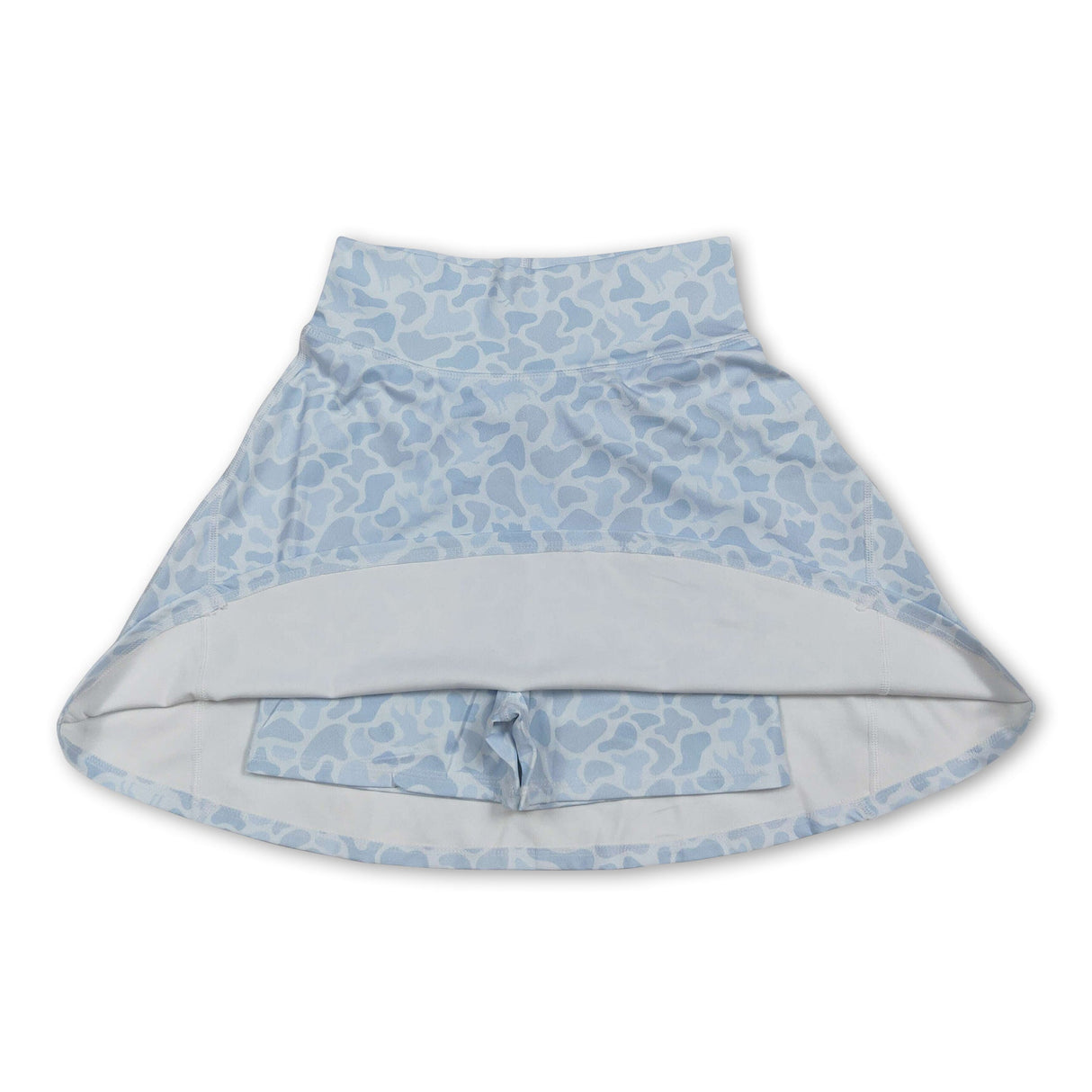 High waist light duck dog camo adult women activewear skirt