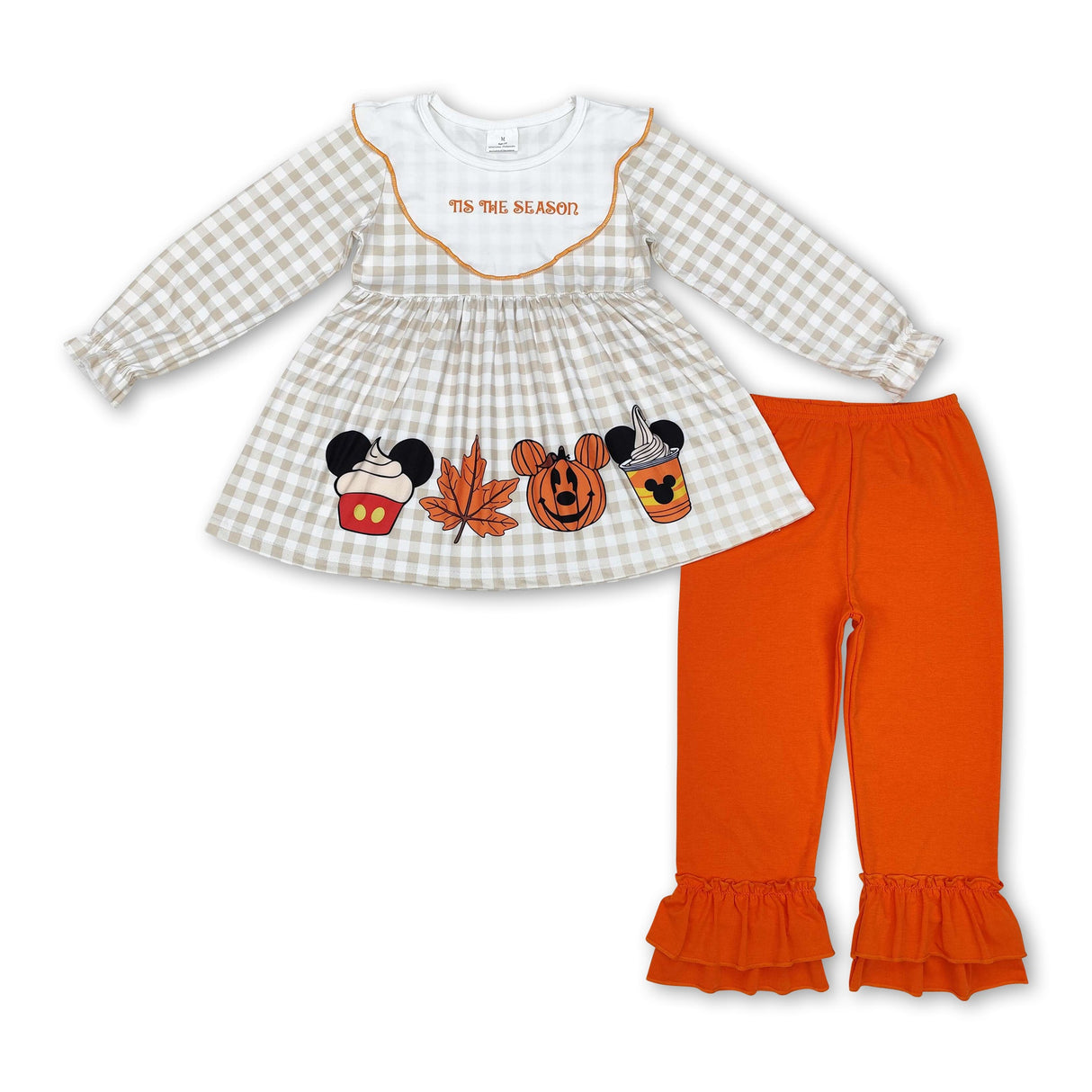 Tis the season mouse cake pumpkin girls Halloween clothes