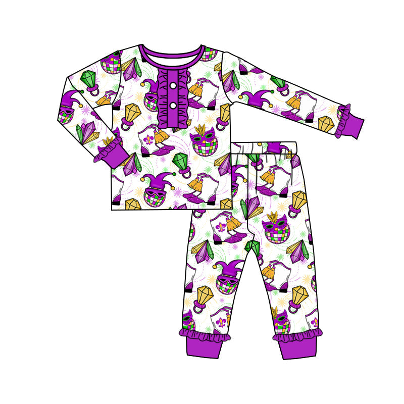 family mardi gras pajamas