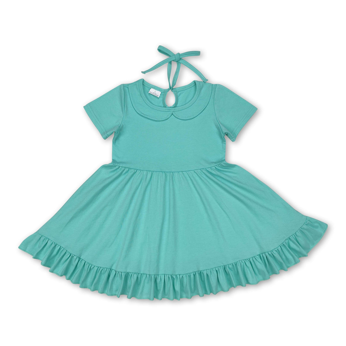 Analogie Outer Field Girls Dress Short Sleeve - Green main image 1