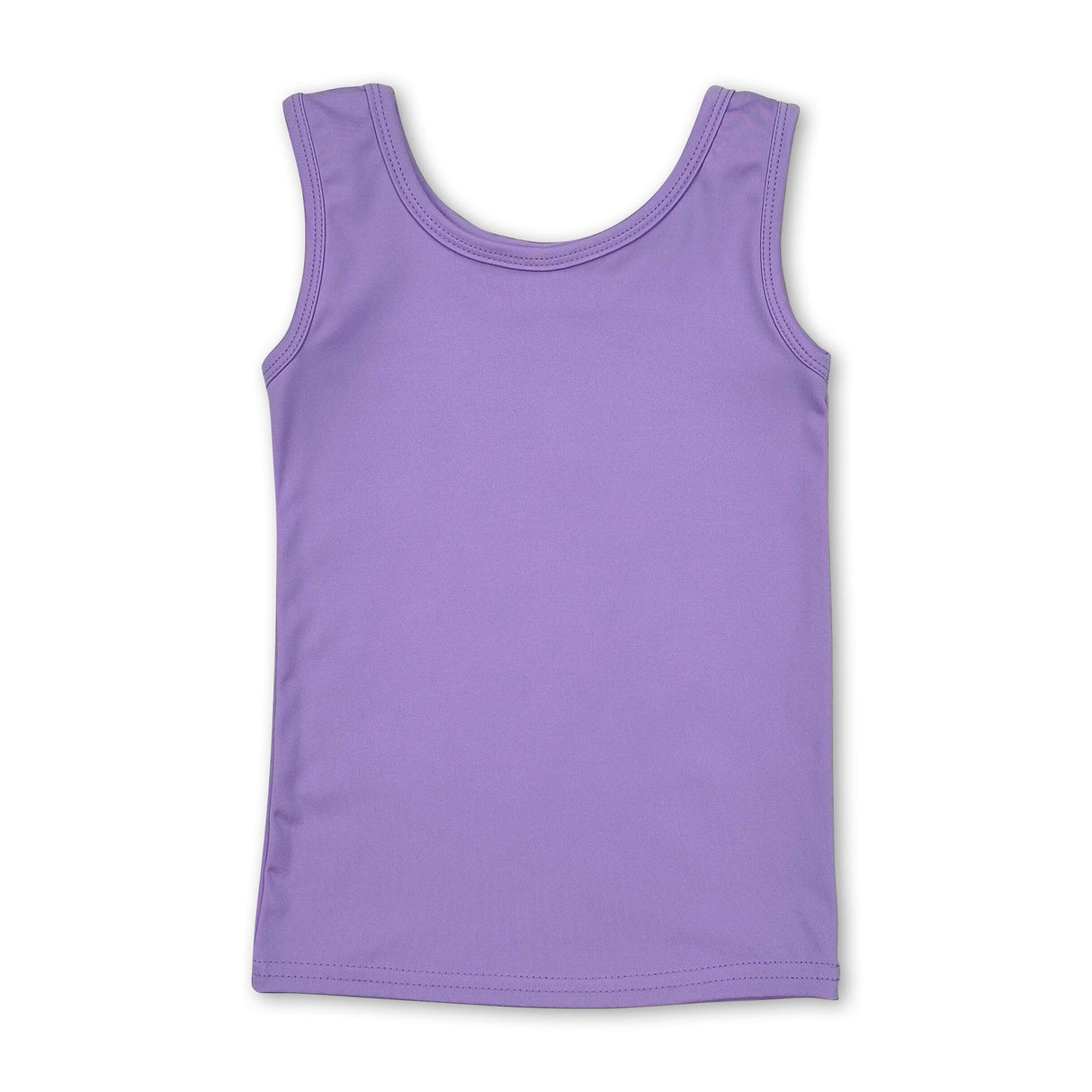 Lavender sleeveless kids girls summer activewear top