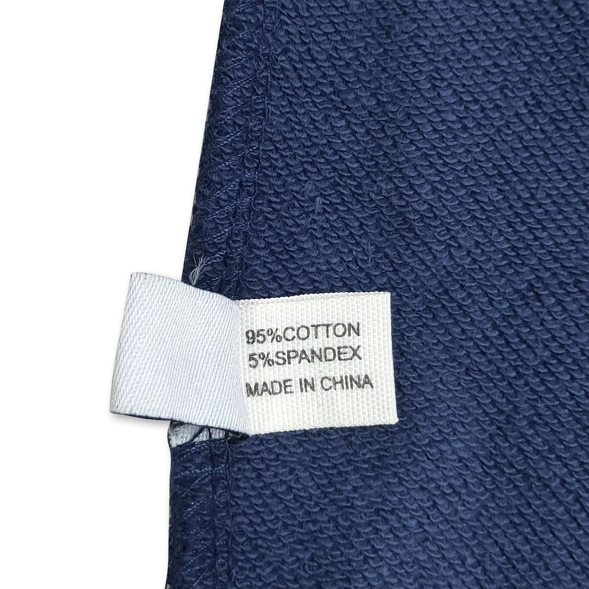 Long sleeves plaid mock neck navy adult women sweatshirt