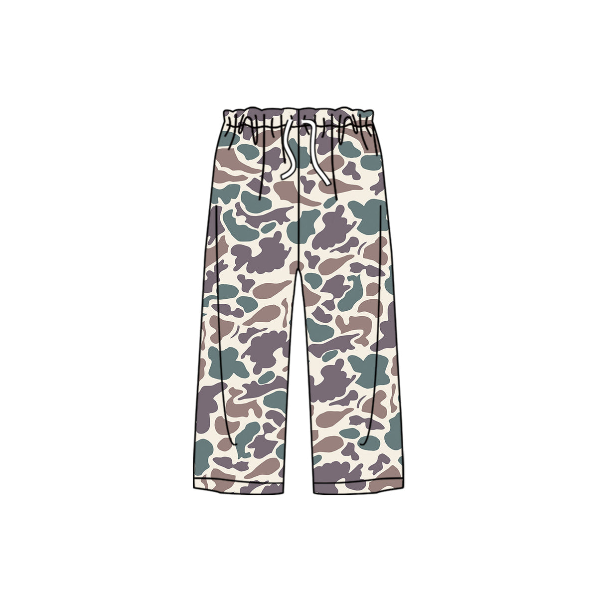 Camo adult men sleepwear pants