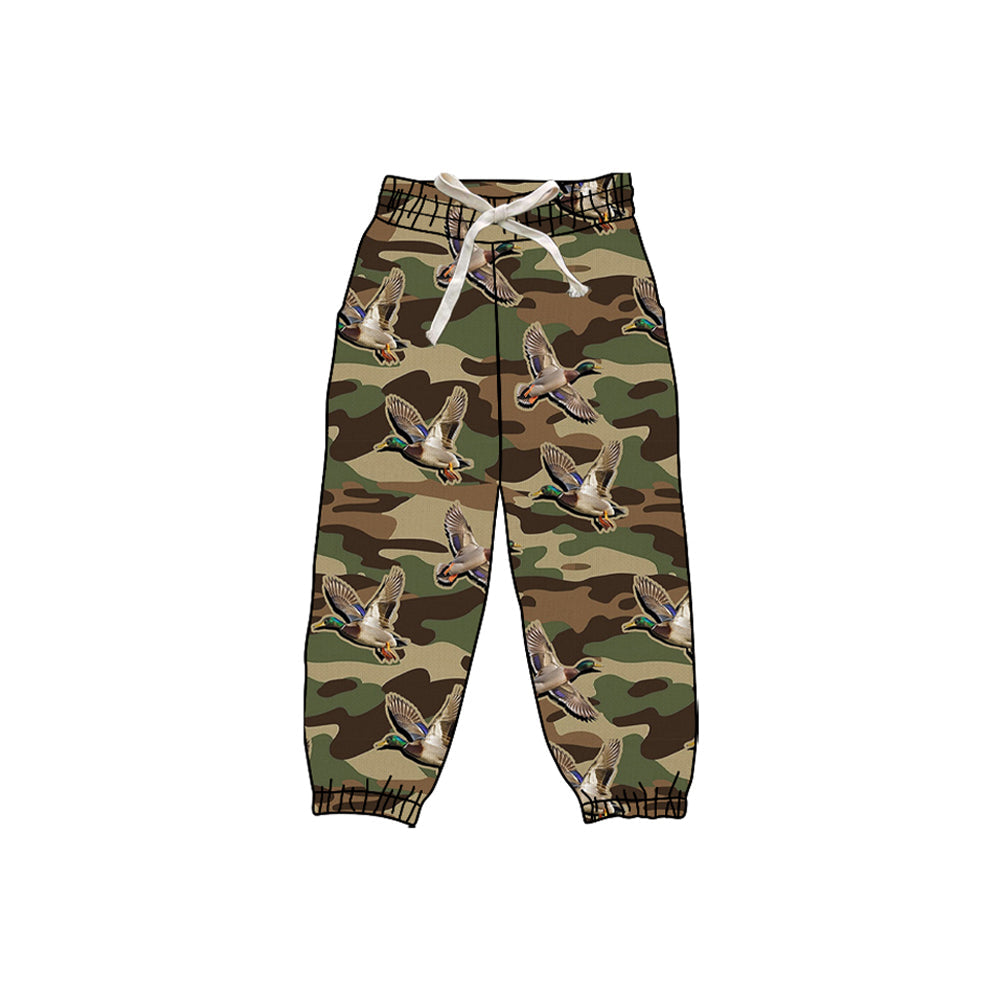 Camo duck hunting baby kids elastic waist pants