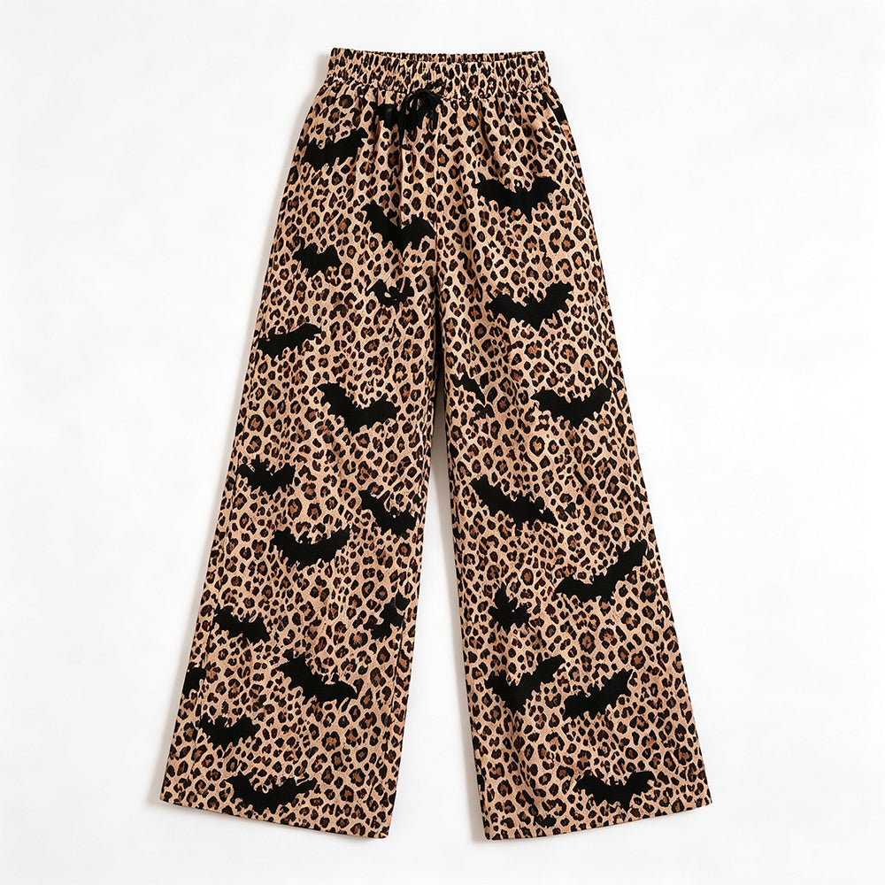 Leopard bat adult women Halloween pants