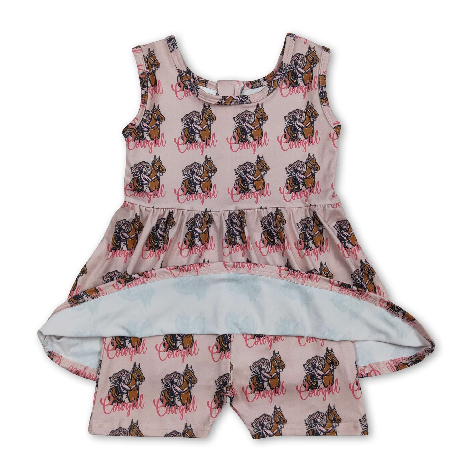 Cowgirl rodeo girls summer western one piece jumpsuit