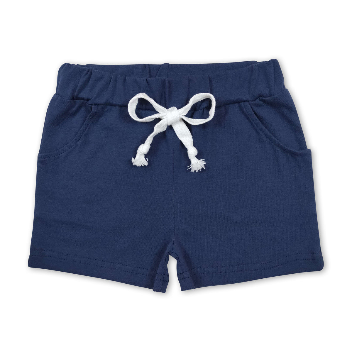 DAIMOND QUILTED NAVY BOYS SHORTS - NAVY