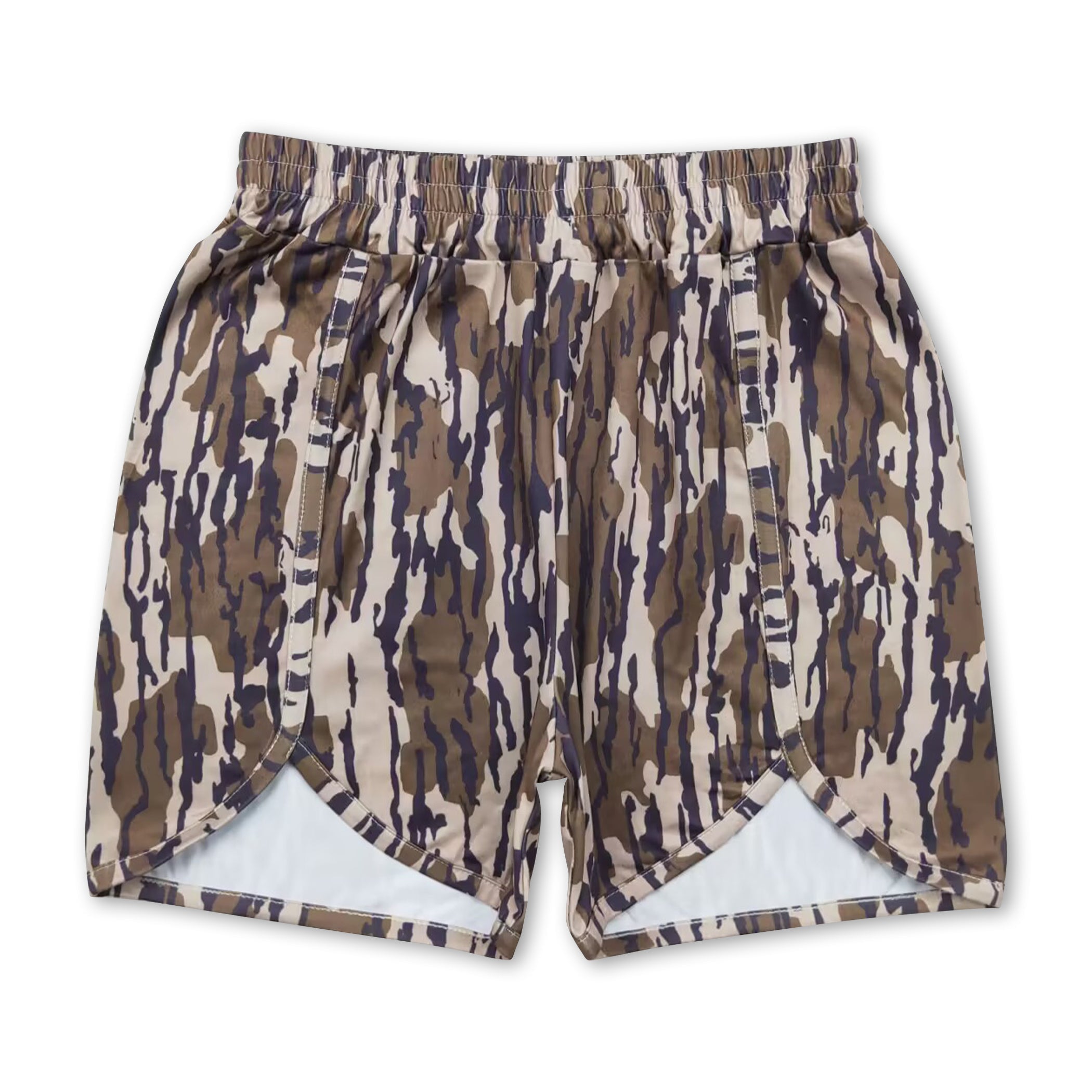 Yawoo Garments Bottomland Camo Adult Women Summer Shorts Xs