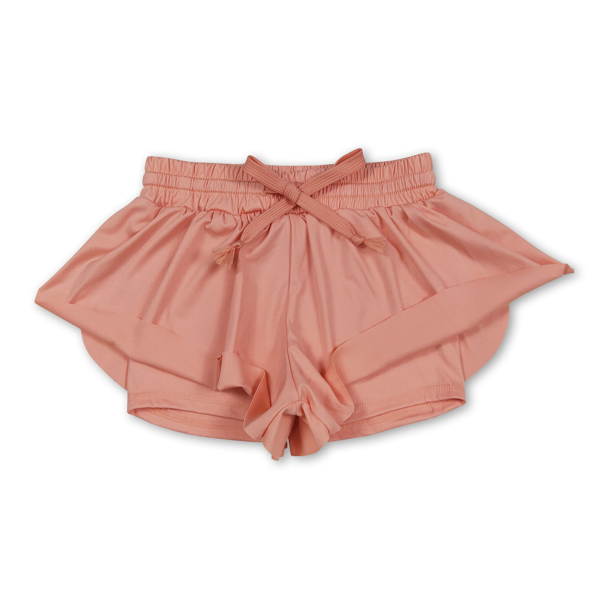 Peach kids girls activewear summer yoga shorts