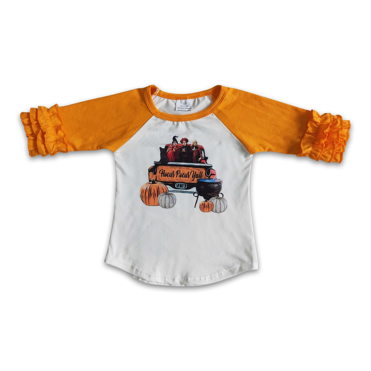 Pumpkin trucks witches girls Halloween shirt