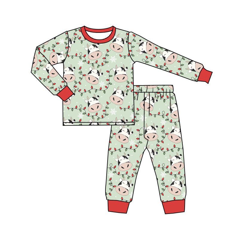 Cow pajamas for discount toddlers