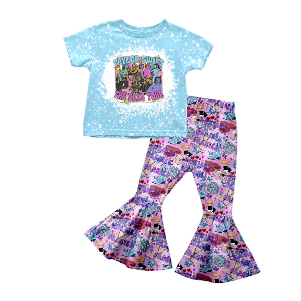 MOQ 3 bleached top boots pants ears singer girls outfits