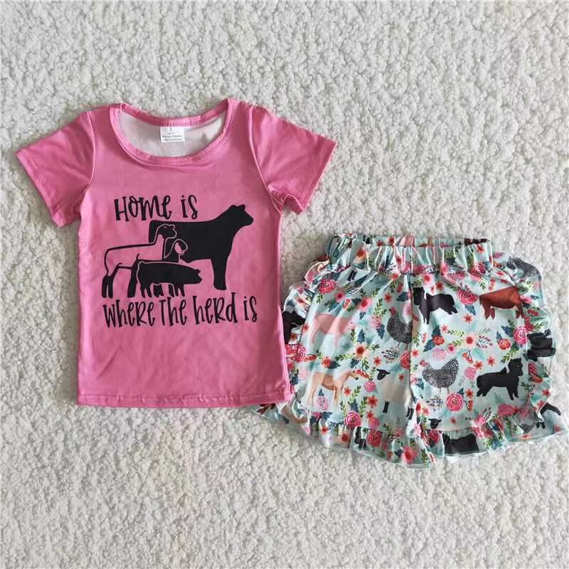 Home is where the herd is farm girls outfits