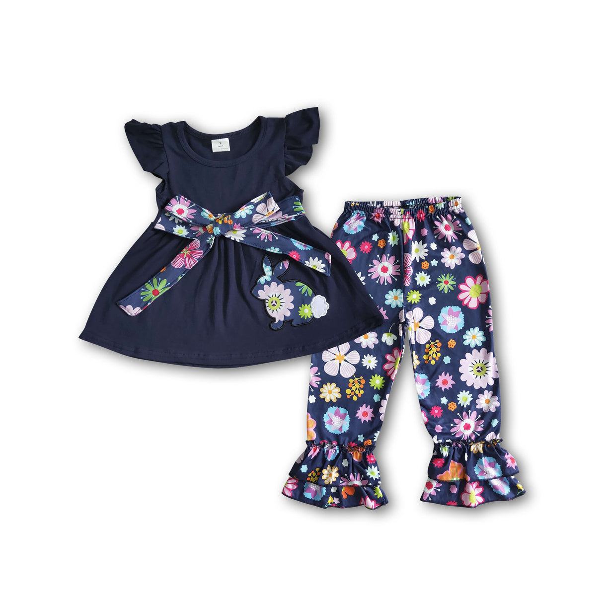 Easter Rabbit Floral Outfit