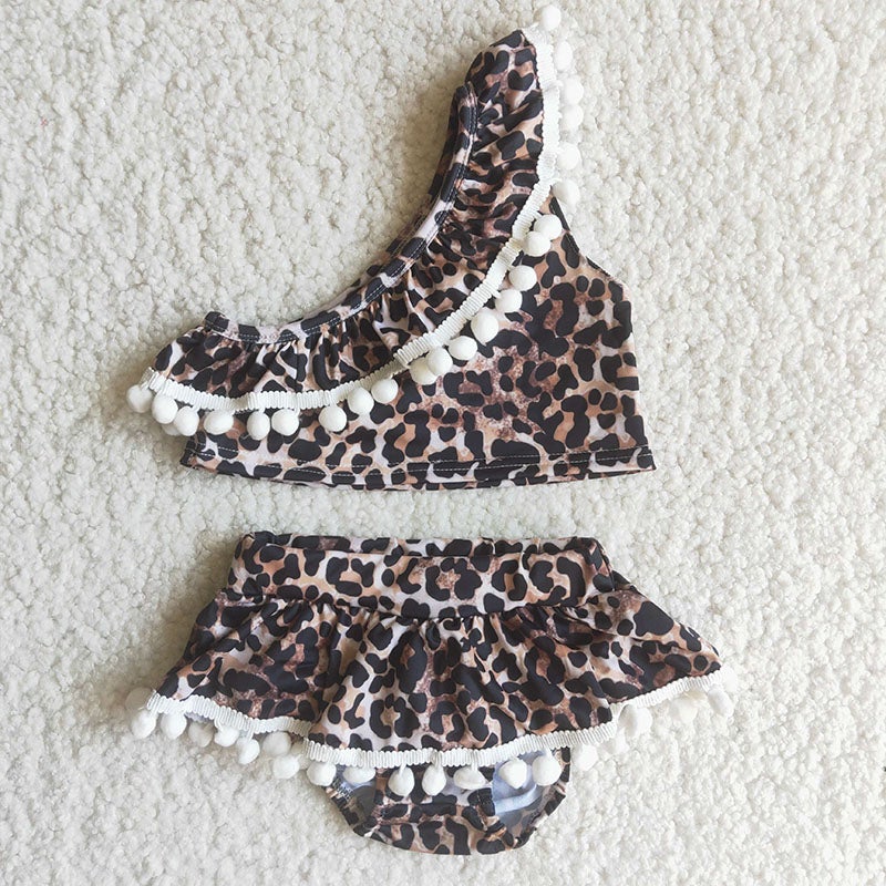 Girl Leopard Baby Girl Summer Swimsuit