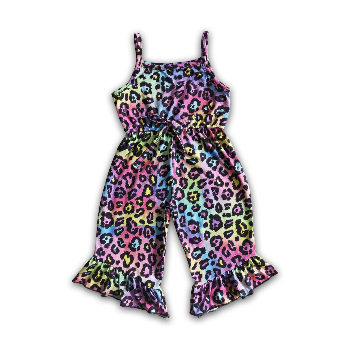 Girl Leopard Jumpsuit
