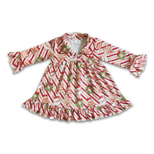 Cute baby girls Christmas night gowns