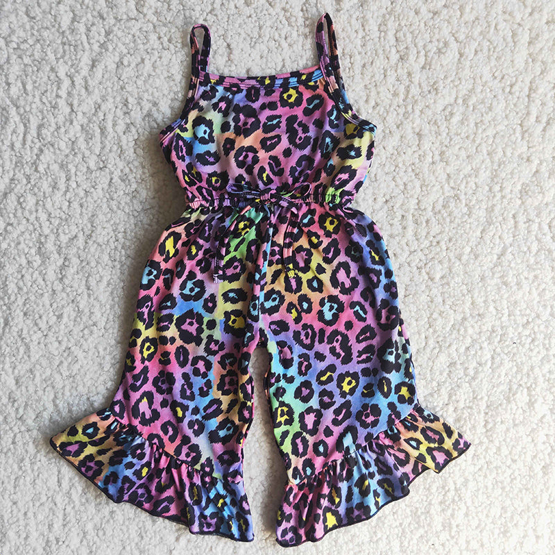 Girl Leopard Jumpsuit