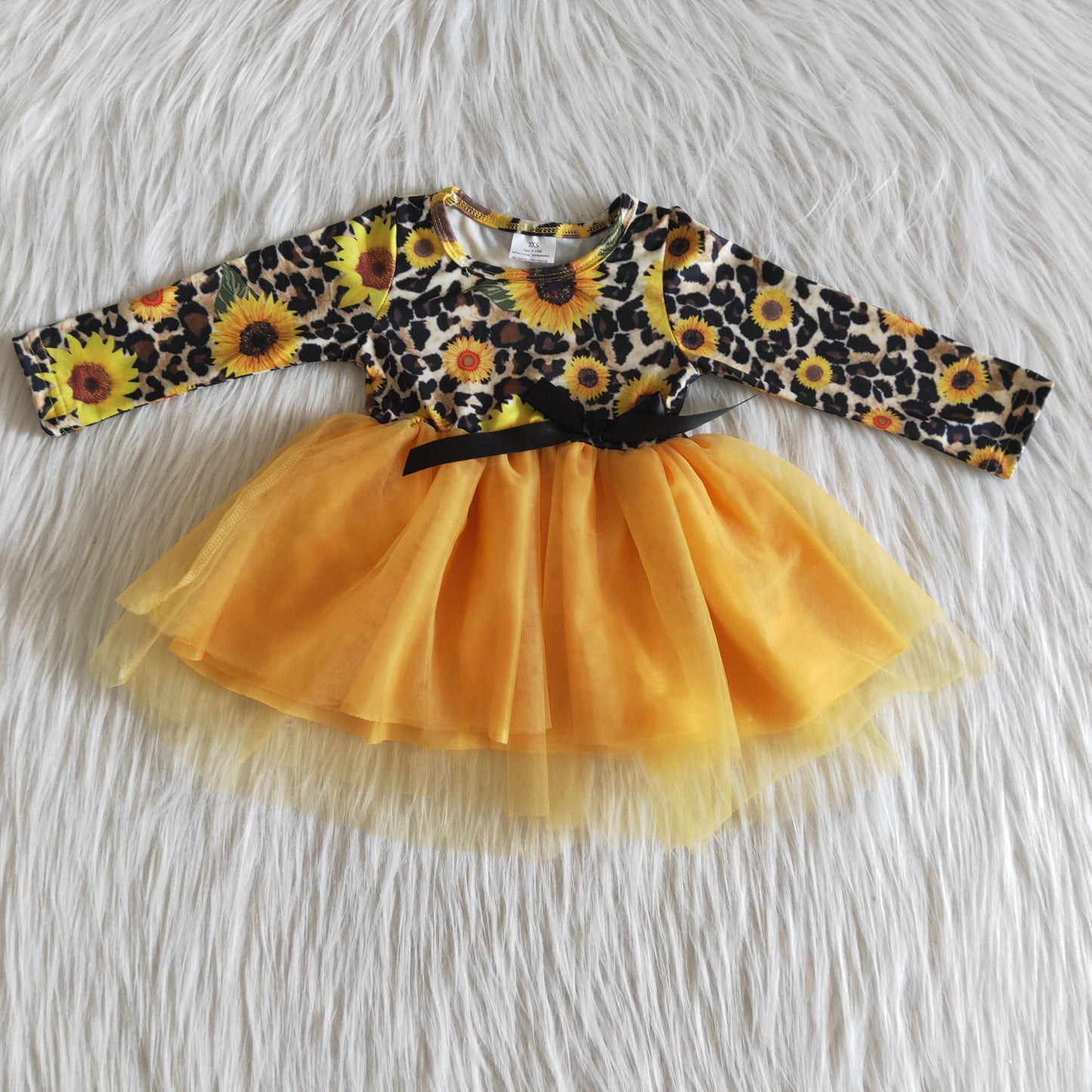 Girl Sunflowers Grenadine Dresses