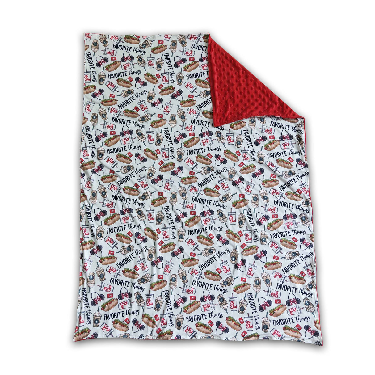 Favorite things snacks kids baby blankets