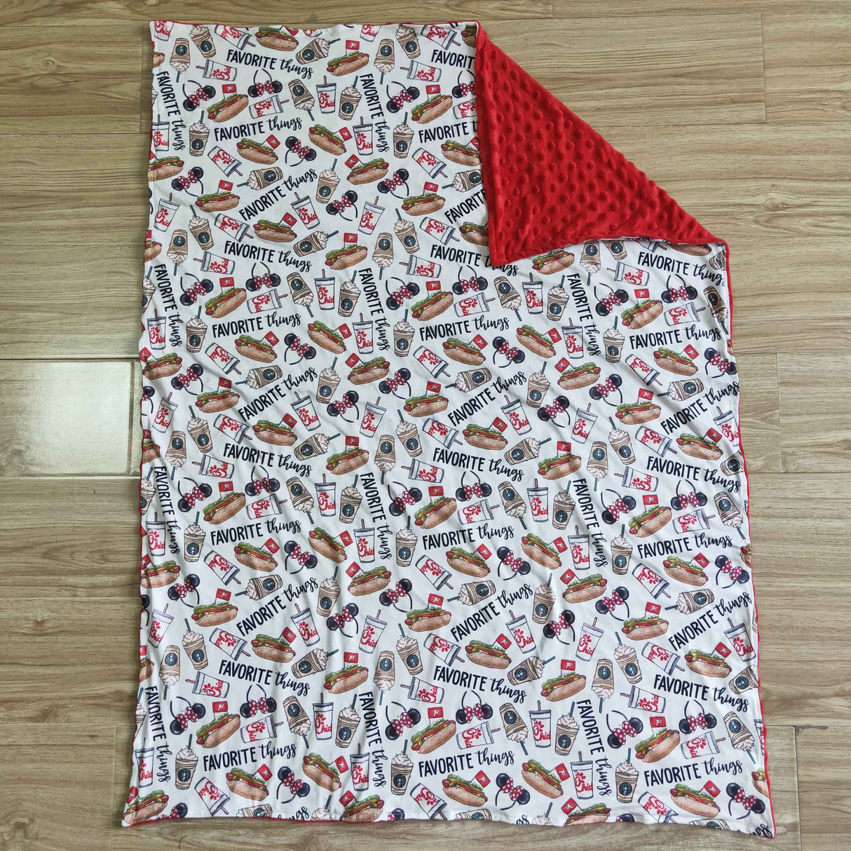 Favorite things snacks kids baby blankets