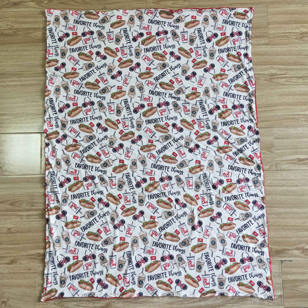 Favorite things snacks kids baby blankets