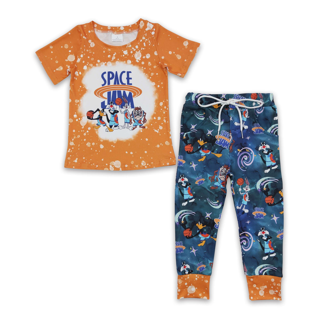 Duck bunny basketball kids boy clothing set