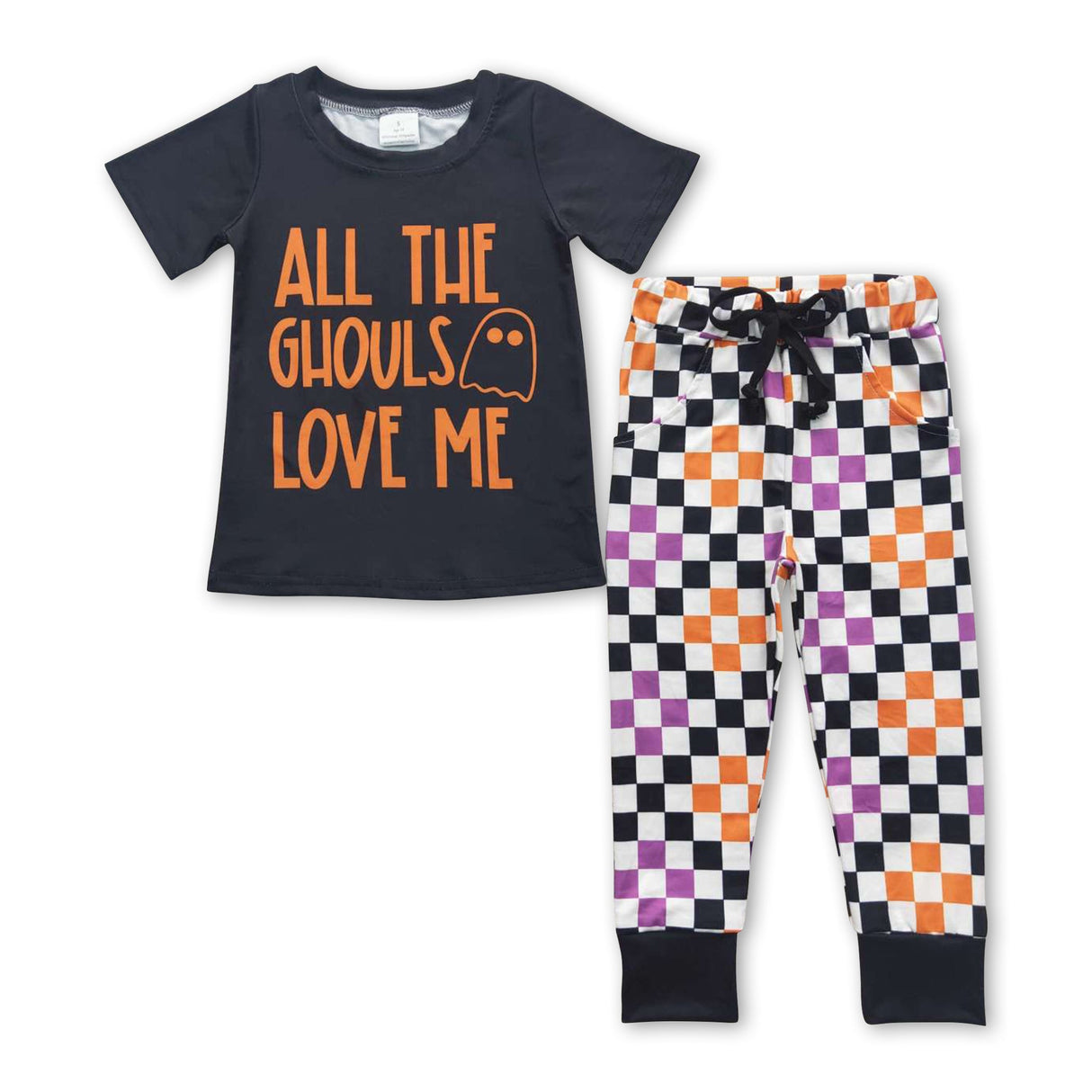 All the ghost love me short sleeves kids Halloween clothes
