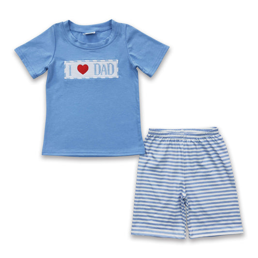 I love DAD father's day kids boy outfits